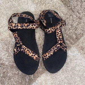 Time and Tru cheetah sandals